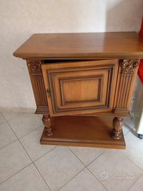 Mobile vintage porta TV/consolle antico 