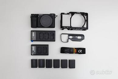 Sony a6300 4K + cage + batterie