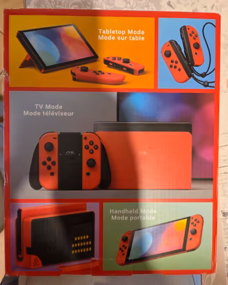 Nintendo switch oleo model Mario Red edition