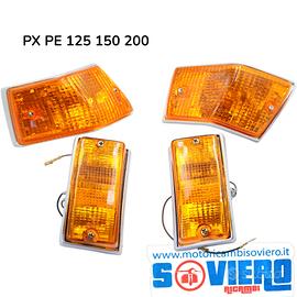 Set frecce Complete base cromata Arancioni Vespa P