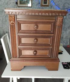 Coppia di comodini classici in legno VintagePROMO❗