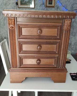 Coppia di comodini classici in legno VintagePROMO❗