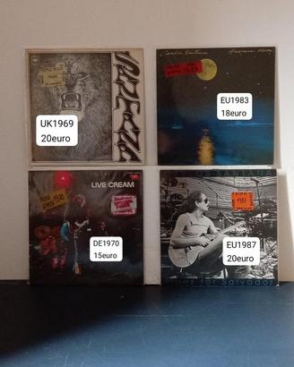 Vinili Santana-Doors-Creedence-Clapton -33Giri- LP