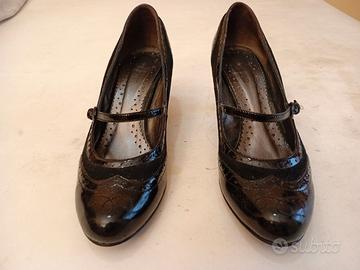 Scarpe con tacco donna Café Noir pelle nera N°40