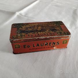 antica scatola di latta 