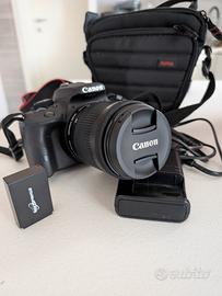 Canon reflex EOS 100d con efs 18-55 stm