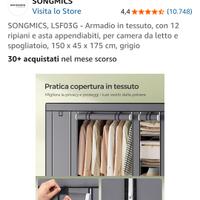 armadio intessuto smontabile