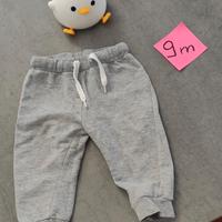 Pantaloni felpati bimbo 9 mesi