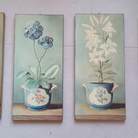Serie 4 tavole decorative
