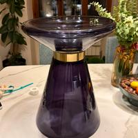 Tavolino di Design in Vetro Nero