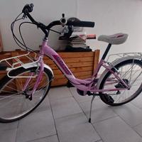 bicicletta per bambina con cestino 