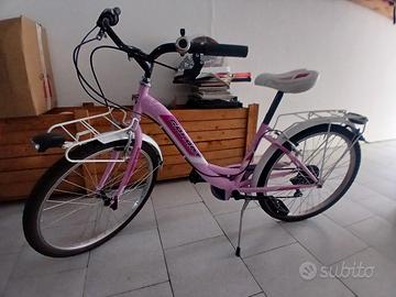 bicicletta per bambina con cestino 