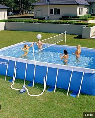 Rete da pallavolo per piscina Intex