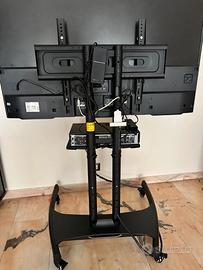 Standmount a pavimento con rotelle xTV