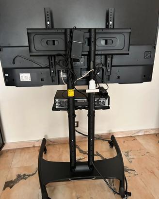 Standmount a pavimento con rotelle xTV