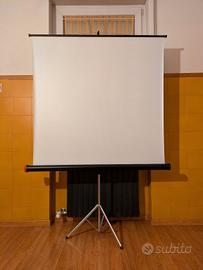 Telo bianco per proiettore