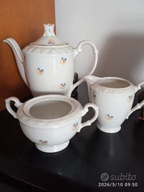 Servizio da thè o caffè in porcellana