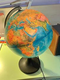 Mappamondo elettrico vintage