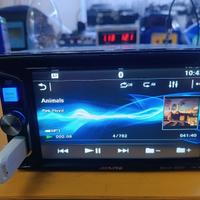 AUTORADIO 2 DIN ALPINE IVE-W560BT-R Bluetooth USB