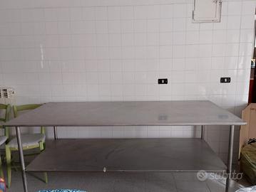 Tavolo acciaio inox