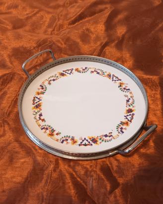 Antico Vassoio ceramica  SCI Laveno primi '900 