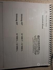 Unimog Mercedes libretto istruzioni 