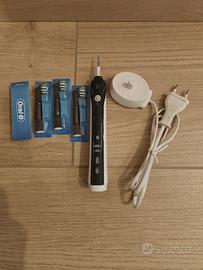 spazzolino  orale b smart 4 + testine + carica