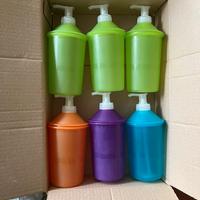 6 Dispenser sapone colorati in plastica