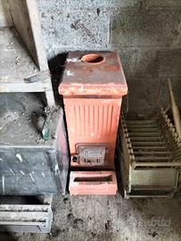 stufa in terracotta antica