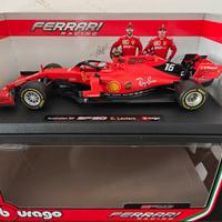 FERRARI 1/18 LECLERC F1 SF90 BURAGO 1 18