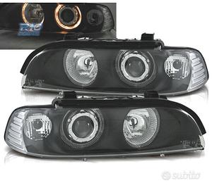 FARI BMW E39 95-00 FONDO NERO ANGEL EYES H7