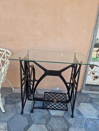 TAVOLINO - BASE IN GHISA - MACCHINA DA CUCIRE