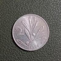 rara moneta 2 lire 1958 - repubblica Italiana 