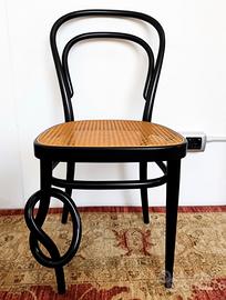 THONET Sedia 214K (Black Frassino) - N. 14 "Knot"