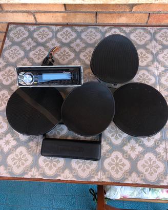 Radio + impianto audio JBL