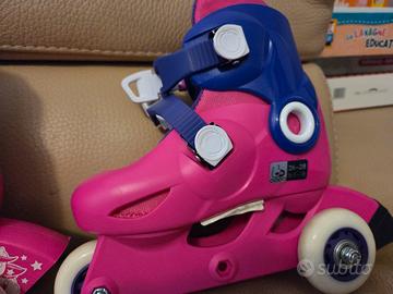 set pattinaggio bimba