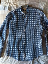Camicia Coreana leggera Lino e cotone taglia L