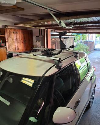 2 porta bici da tetto completi di barre p/tutto