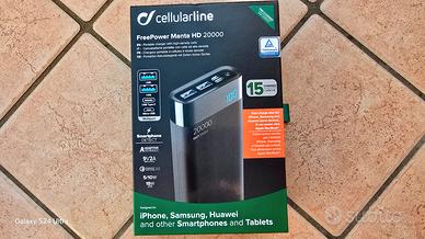 Power Bank Cellularline 20.000 mAh Nuovo Sigillato