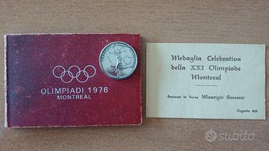 Medaglia celebrativa XXI olimpiade Montreal 1976