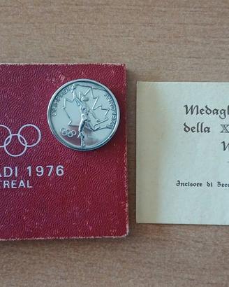 Medaglia celebrativa XXI olimpiade Montreal 1976