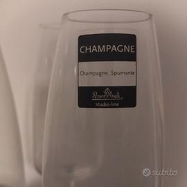 10 bicchieri da champagne Rosenthal