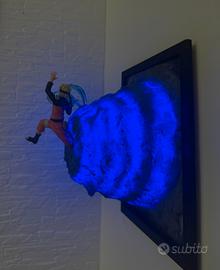 Quadro 3D Action Figure Naruto