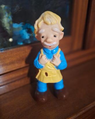 Ledra Ledraplastic Geppetto pupazzo gomma vintage