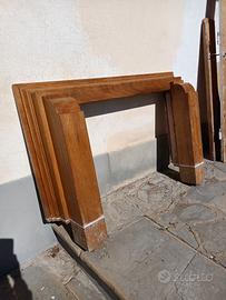 Mantovana in legno massello per cappa da cucina
