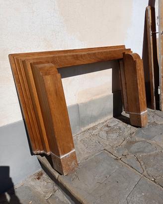 Mantovana in legno massello per cappa da cucina