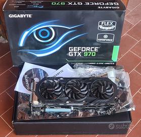 Scheda video gaming GeForce GTX970 4GB GDDR5