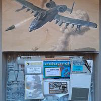 Kit modellismo A-10 Italeri + afterm. 1:72