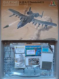 Kit modellismo A-10 Italeri + afterm. 1:72