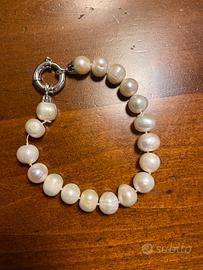Braccialetto perle vere